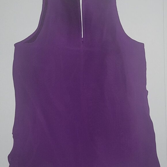 M M Couture Womens Beaded V - Neck Lined Tank Top New with Tags Size Small - Picture 2 of 15